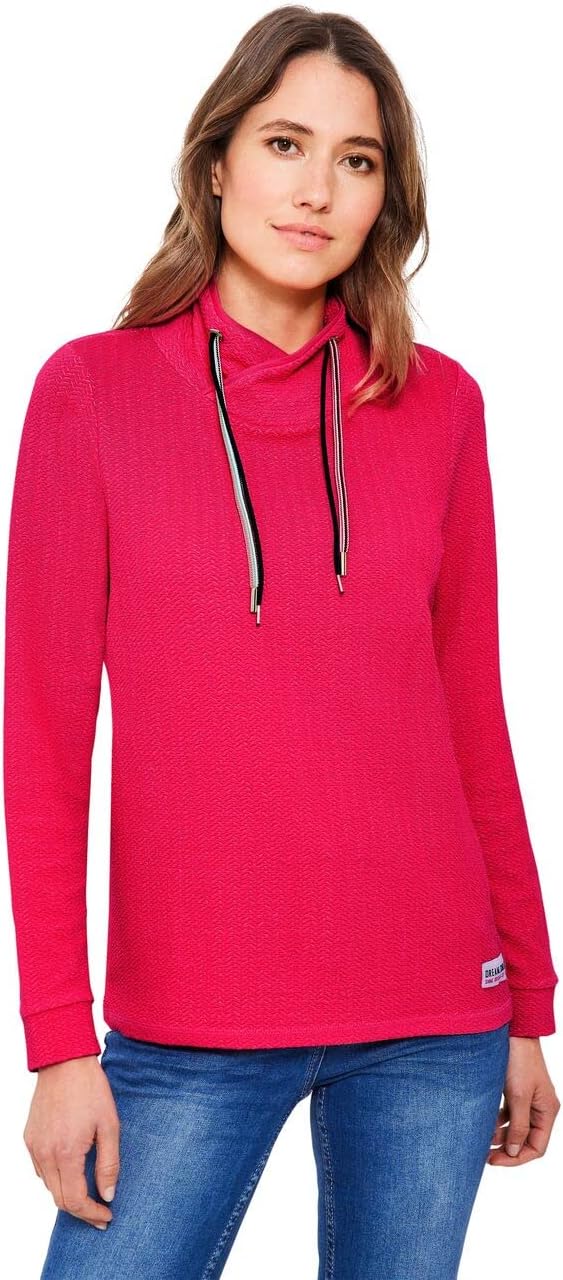 Cecil Damen Langarmshirt XL Fresh Pink, XL Fresh Pink
