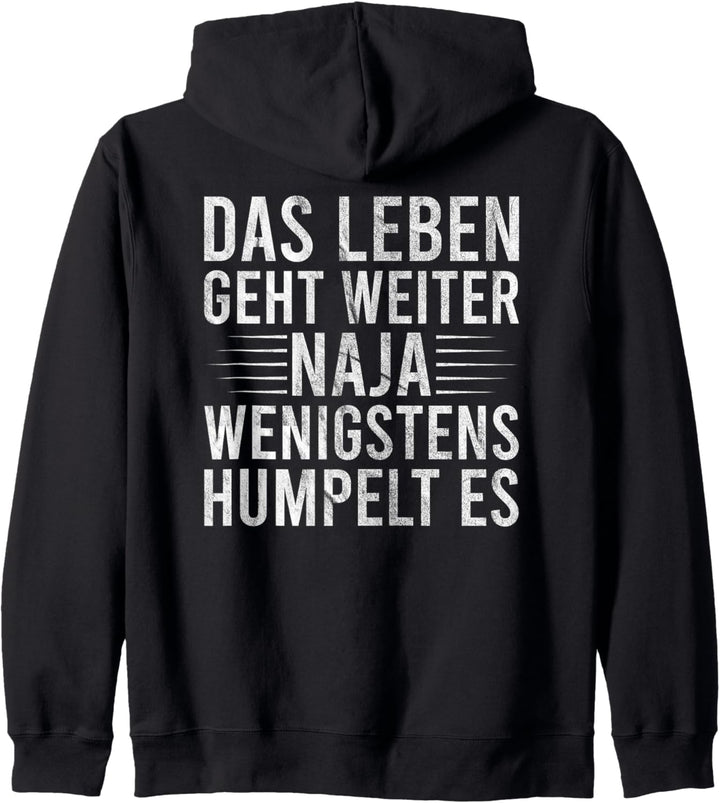 Humpeln Krücken Spruch - Meniskusriss Kreuzbandriss Kapuzenjacke