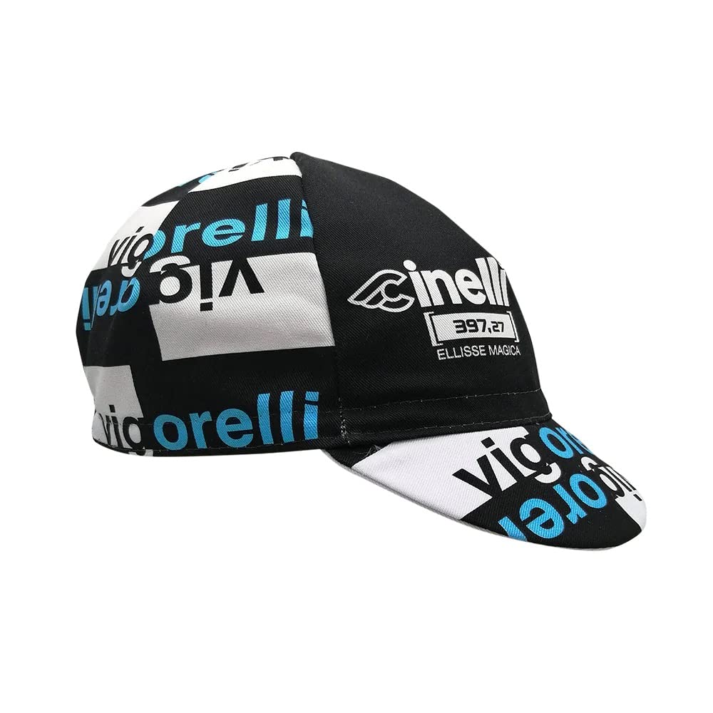 Cinelli Unisex Vigorelli Fahrradkappe, Schwarz, Einheitsgrösse