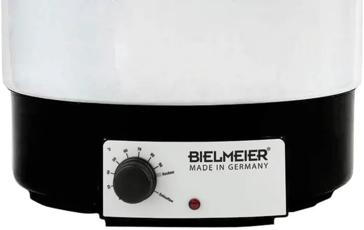 BIELMEIER Einkochautomat Emaille 29 Liter 2000W, Einkochen Einwecken Einkochtopf elektrisch, Weckaut