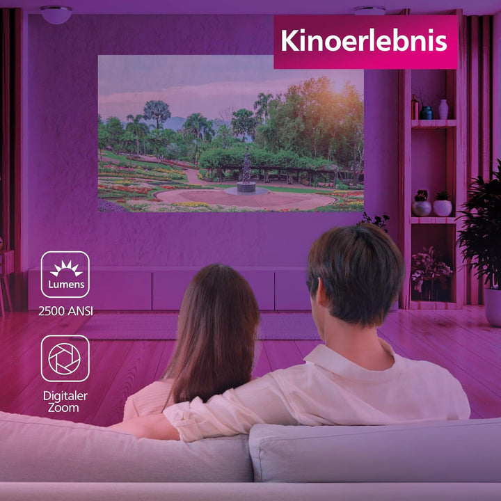 Philips, GamePix 800 Smart Beamer, DLP, Heimkino, 1920 x 1080 Pixel, Full HD, 120 Hz Bildwiederholra