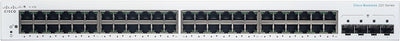 Cisco Business CBS220-48T-4G Smart Switch | 48 GE-Ports | 4x1G SFP | 3 Jahre eingeschränkte Hardware