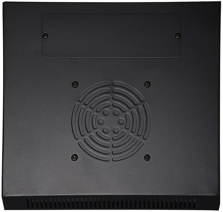 DSIT 12 HE - 10 Zoll Serverschrank - mit Glastür (BxTxH) 312x310x618mm - Schwarz - Abschliessbar - f