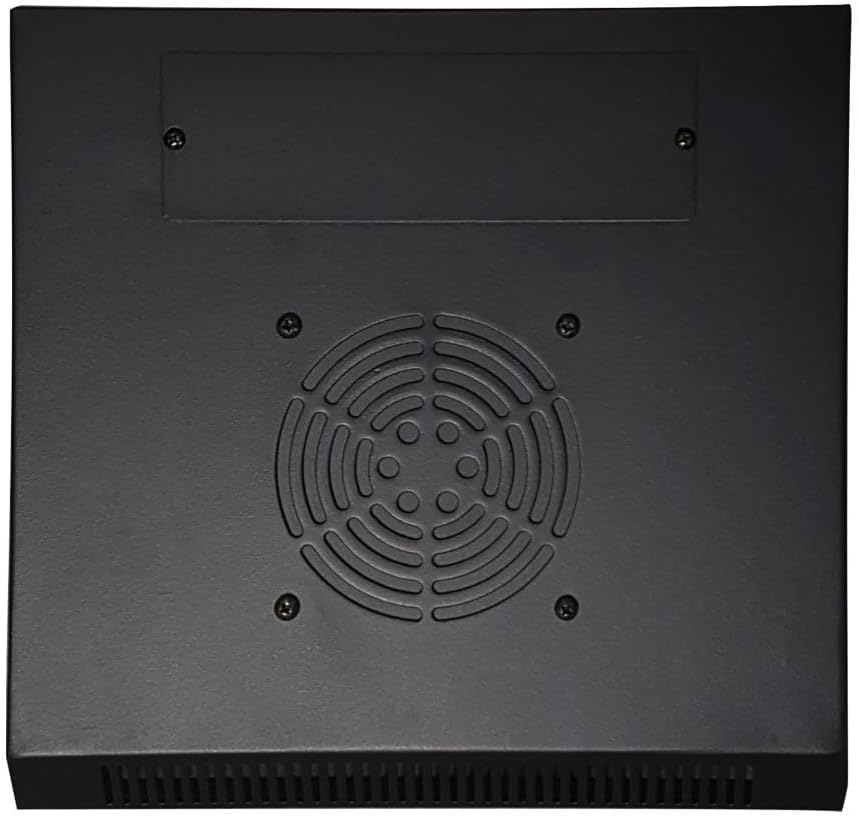 DSIT 6 HE - 10 Zoll Serverschrank - mit Glastür - (BxTxH) 312x310x352mm - Schwarz - für Zuhause und