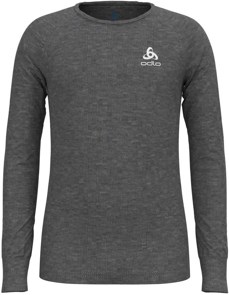 Odlo Damen Berra_542511 Mid Layer mit Reissverschluss (1er Pack) 80 Odlo Steel Grey Melange, 80 Odlo