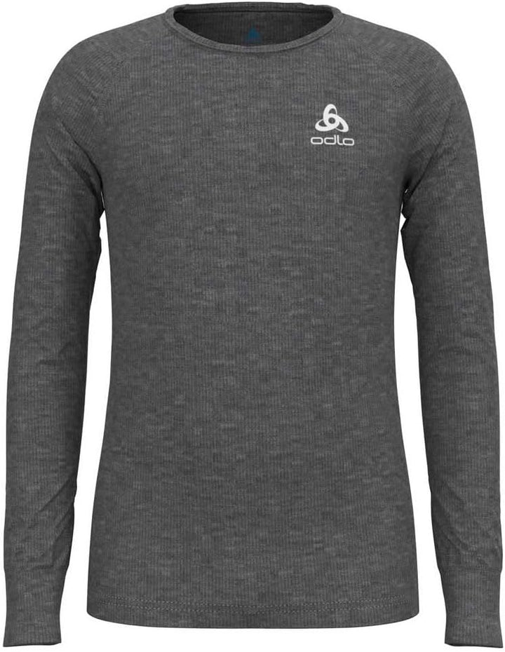 Odlo Damen Berra_542511 Mid Layer mit Reissverschluss (1er Pack) 80 Odlo Steel Grey Melange, 80 Odlo