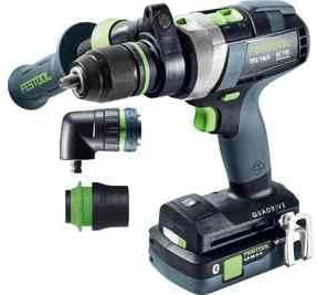 Festool Akku-Schlagbohrschrauber TPC 18/4 5,0/4,0 I-Set QUADRIVE (mit Akkupacks, Schnellladegerät, W