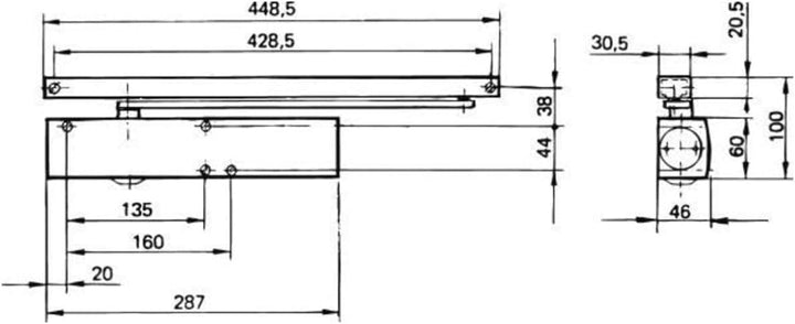 Geze Türschliesser TS 5000-weiss