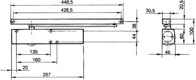 Geze Türschliesser TS 5000-weiss