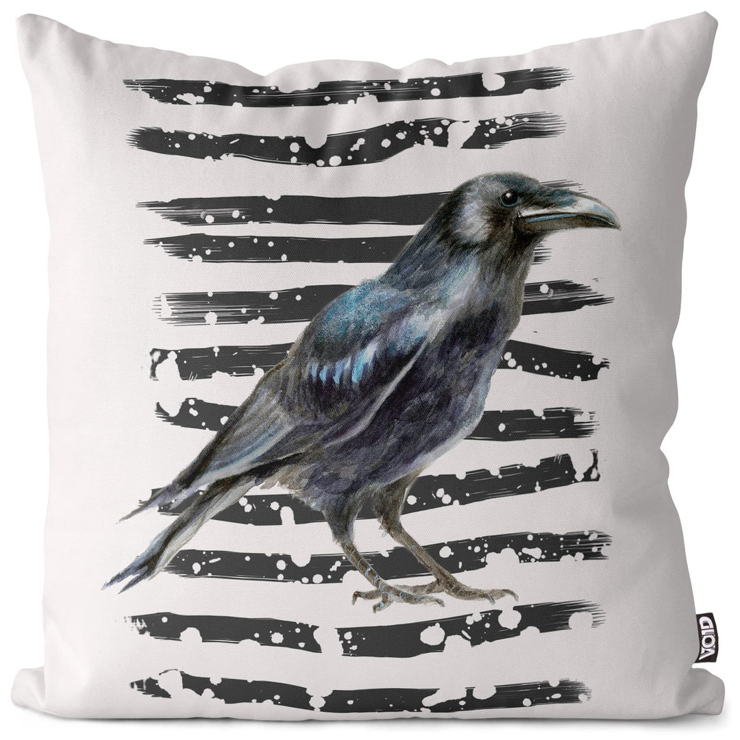 VOID Krähe Kissenbezug Kissenhülle Outdoor Dekoration Winter Vogel Halloween Herbst Weihnachten Tier