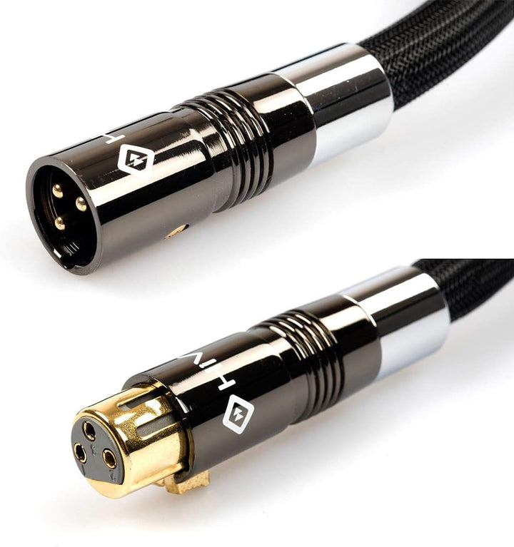 HiViLux Referenz HIFI Balanced/NF/XLR-Kabel OCC/SCC Ø=14mm Stereopaar (3.0m Paar), 3.0m Paar
