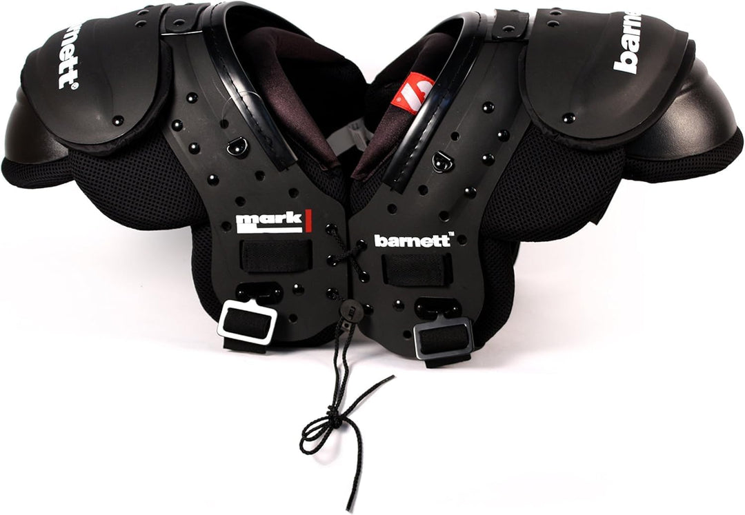 BARNETT Shoulderpad Mark I American Football Schulterschutz Profi, Farbe schwarz XXL, XXL