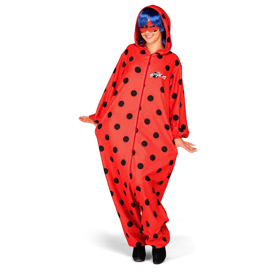 My Other Me 231427 Pijama Lady Bug Kostüm, Hombres, rot, XS