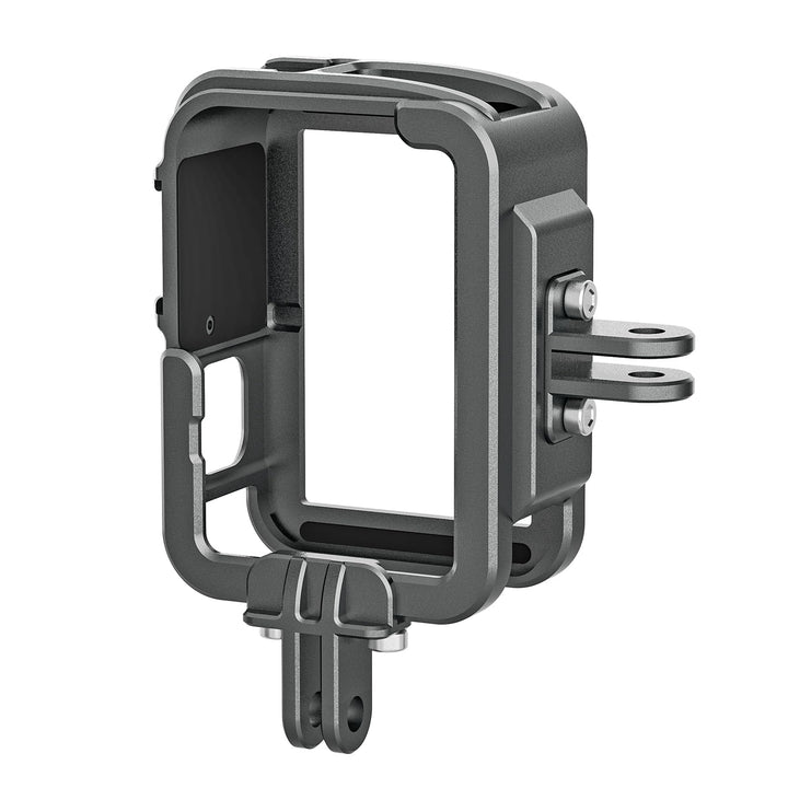 TELESIN Vertikale Aluminiumkäfig-Schutzhülle für GoPro Hero 12, 11, 10, 9, schwarz, passend für Go P