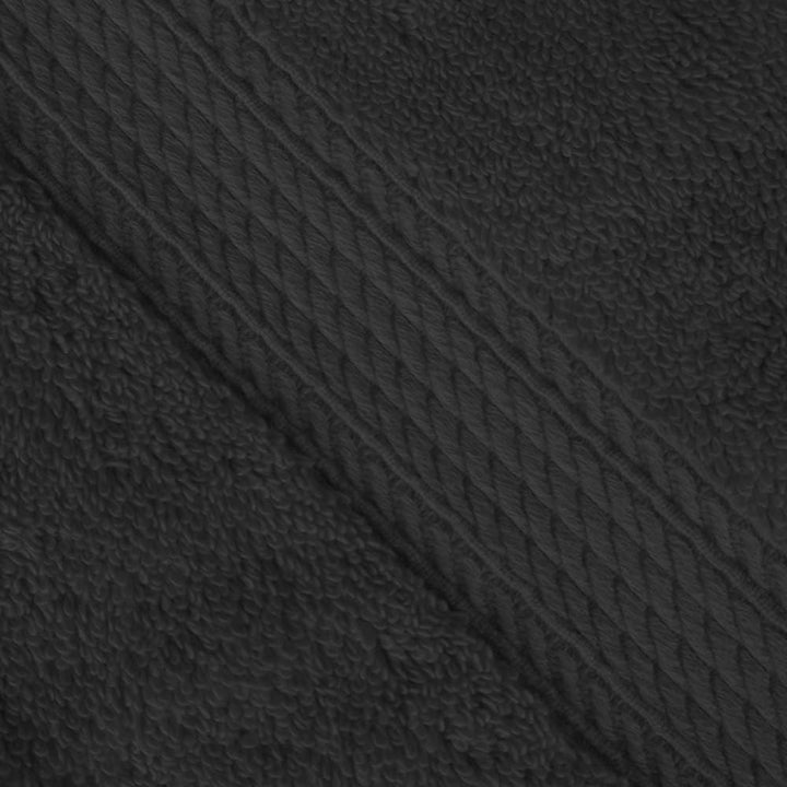 SUPERIOR - Handtuchset, Baumwolle, schwarz, 900 Gramm, 3-teilig, Schwarz