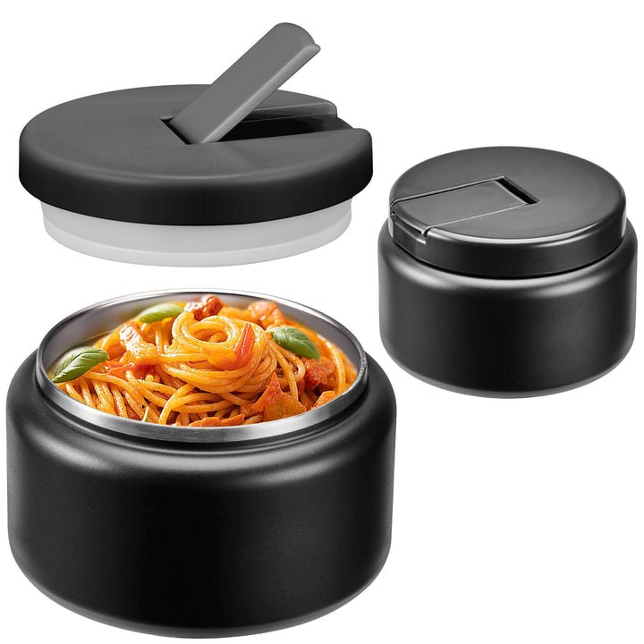 Itslife Thermobehälter für Essen 400ml, Thermo Lunchbox Kinder mit Schnallendeckel und Löffel, Warmh