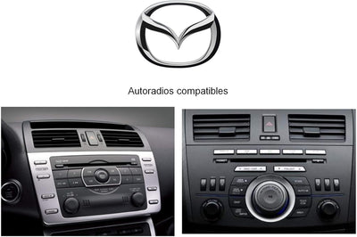 USB Interface MP3 FLAC - Auxiliary für Auto Mazda | Ladegerät | Klinkenbuchse | Unsichtbares Unterpu