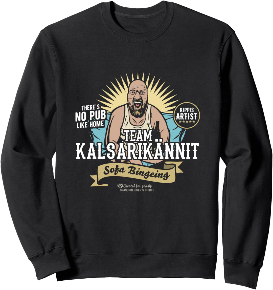 Kalsarikännit Finnland Biertrinker Sofa Team Kalsarikännit Sweatshirt