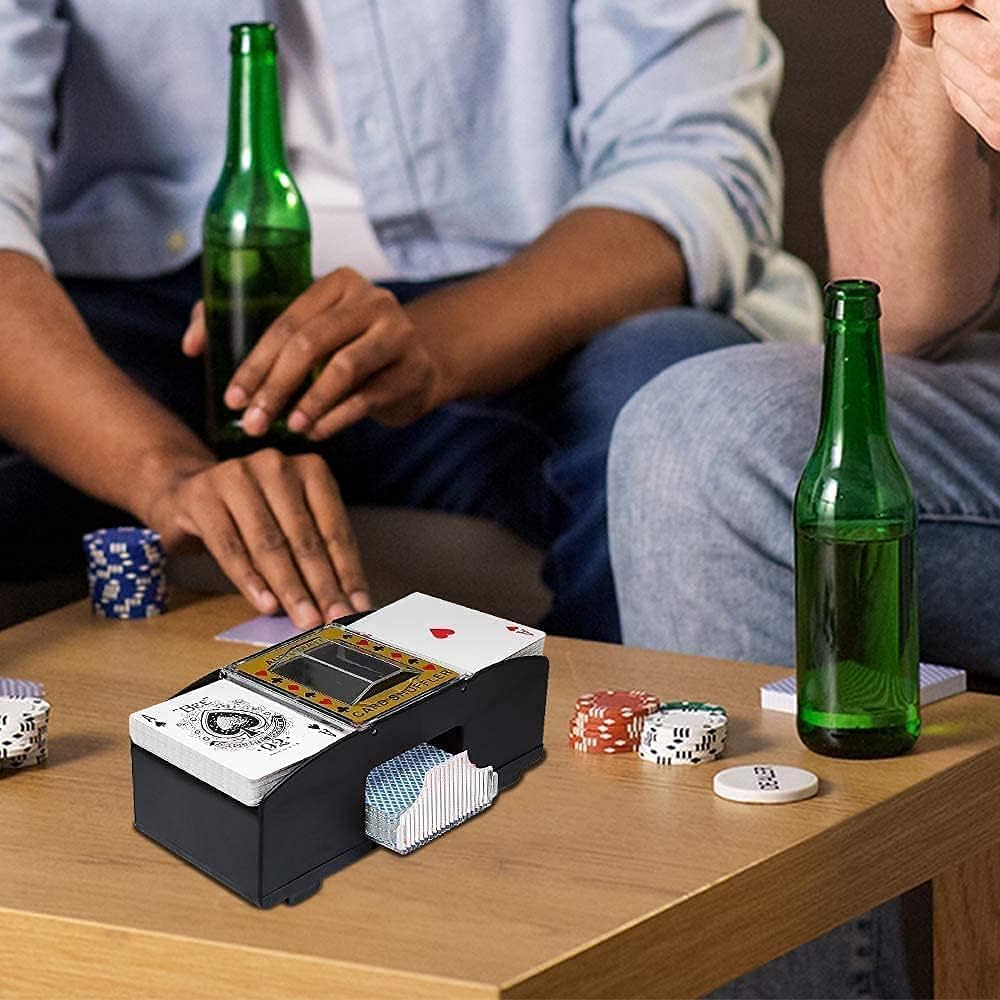 Automatischer Kartenmischer, Spielkartenmischmaschine, USB/batteriebetriebenes Werkzeug für