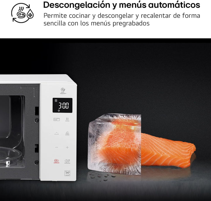 LG - Mikrowelle, Grill, Smart Inverter weiss Bianco, Bianco