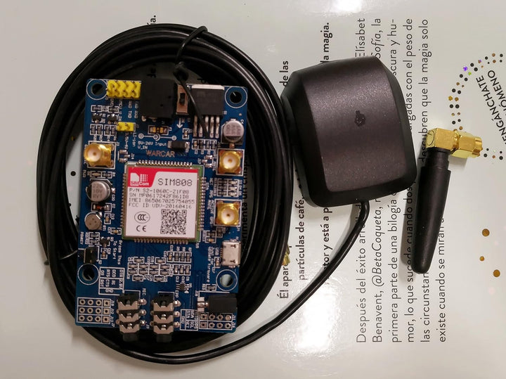 SIM808 Modul GSM GPRS GPS-Entwicklungs-Brett IPX SMA mit GPS GSM Antenne