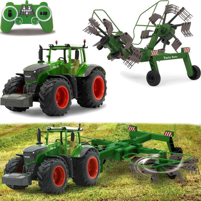 Stimo Schwader für Fendt Traktor 1050 Vario ferngesteuert (1:16 2,4Ghz) RC Anhänger rotierende Zinke