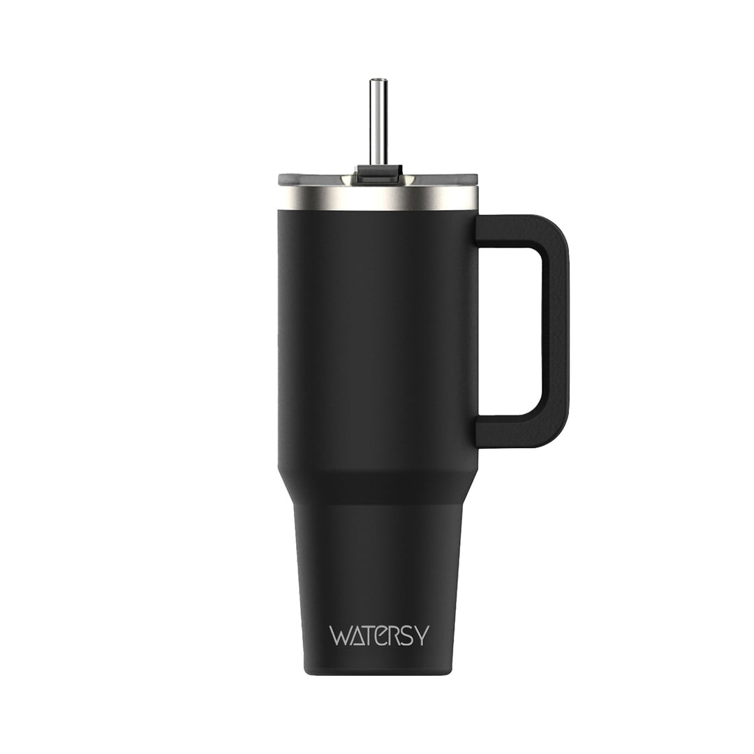 WATERSY 30oz Kaffeebecher to Go Thermobecher Doppelwandiger Edelstahl Vakuum Auslaufsicher Trinkbech