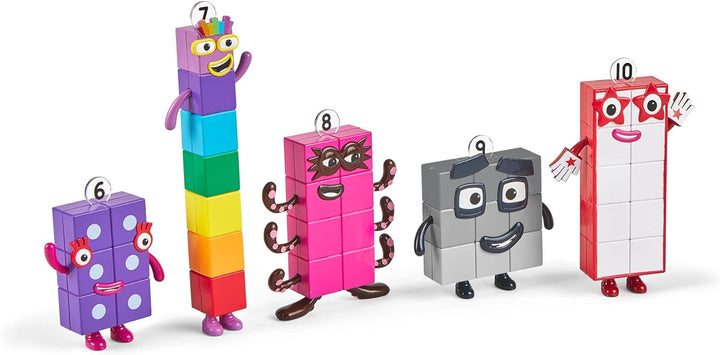 Learning Resources Numberblocks-Freunde Sechs bis Zehn, Spielfiguren, offizielle Sammelfiguren für K