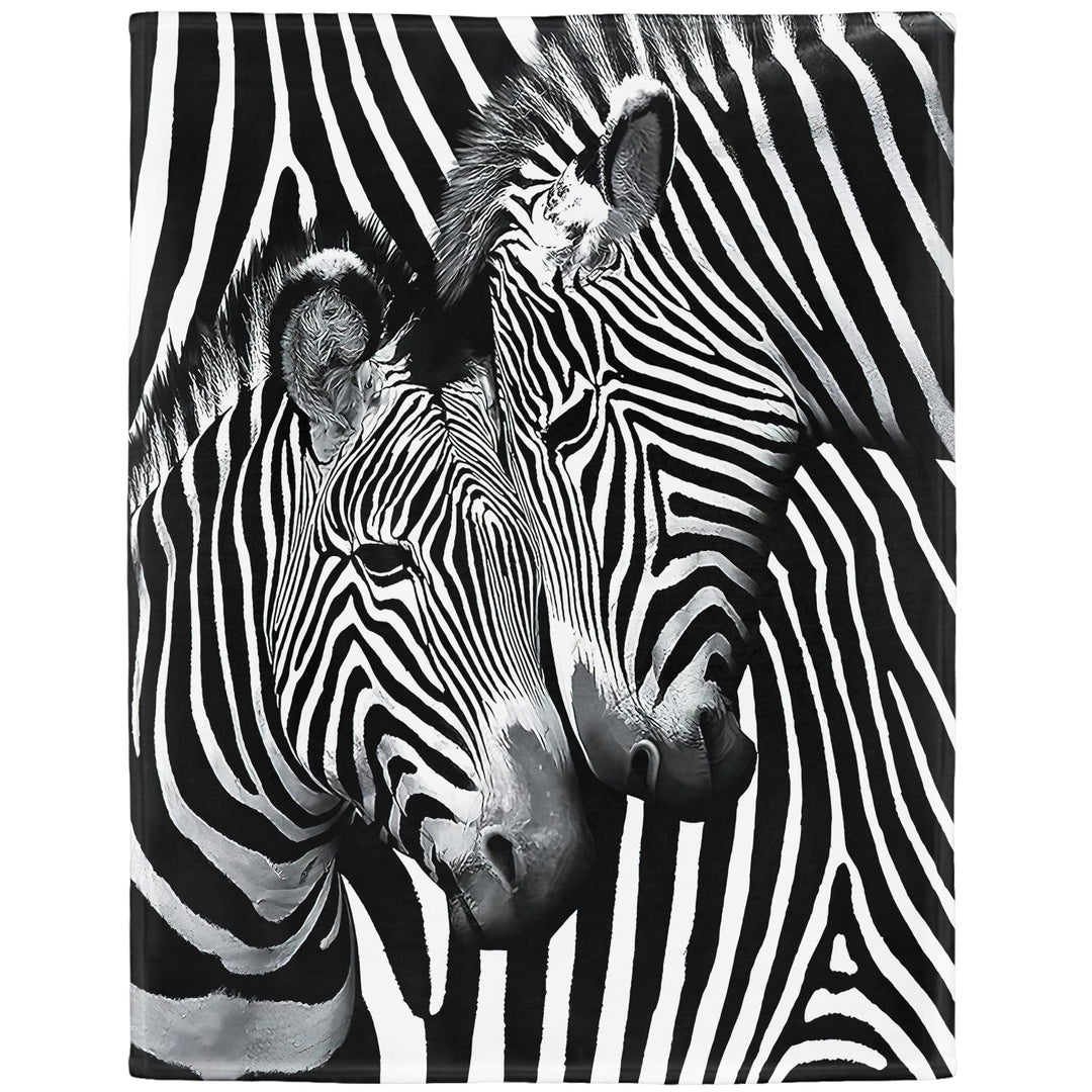 YISUMEI Decke 150x200 cm Kuscheldecken Sanft Flanell Weich Fleecedecke Bettüberwurf Zebra 150 x 200