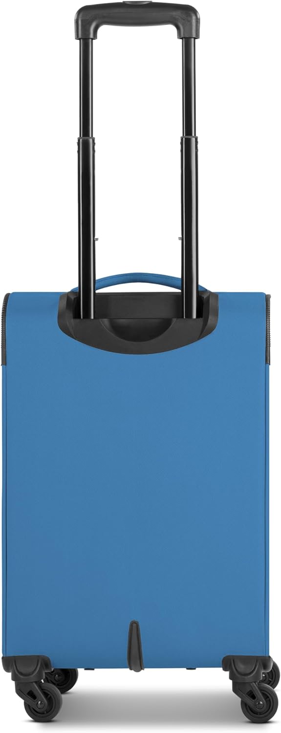 SMARTBOX Weichgepäck Kabinen-Koffer für Damen & Herren | Kleiner Cabin-Trolley 36 x 23 x 57 cm | 4 R