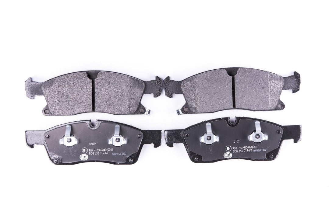 HELLA PAGID 8DB 355 019-621 Bremsbelagsatz - T2107 - Dicke/Stärke: 21.3mm - Bremssystem: Teves - mit