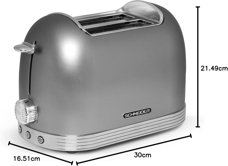 SCHNEIDER CONSUMER GROUP SCTO2S Toaster, 815, Silber