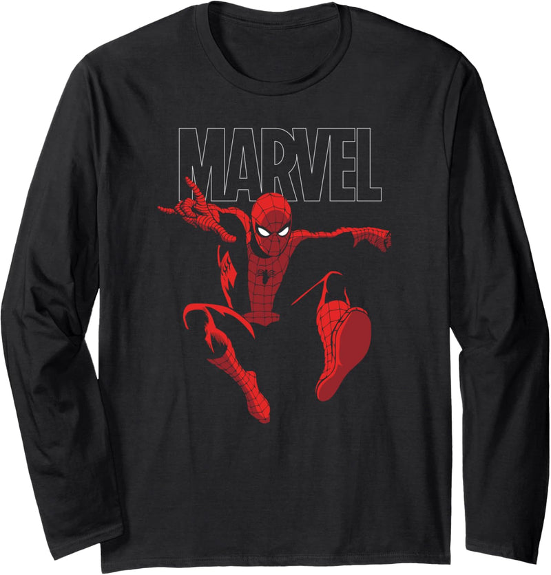 Marvel Spider-Man Strike Langarmshirt