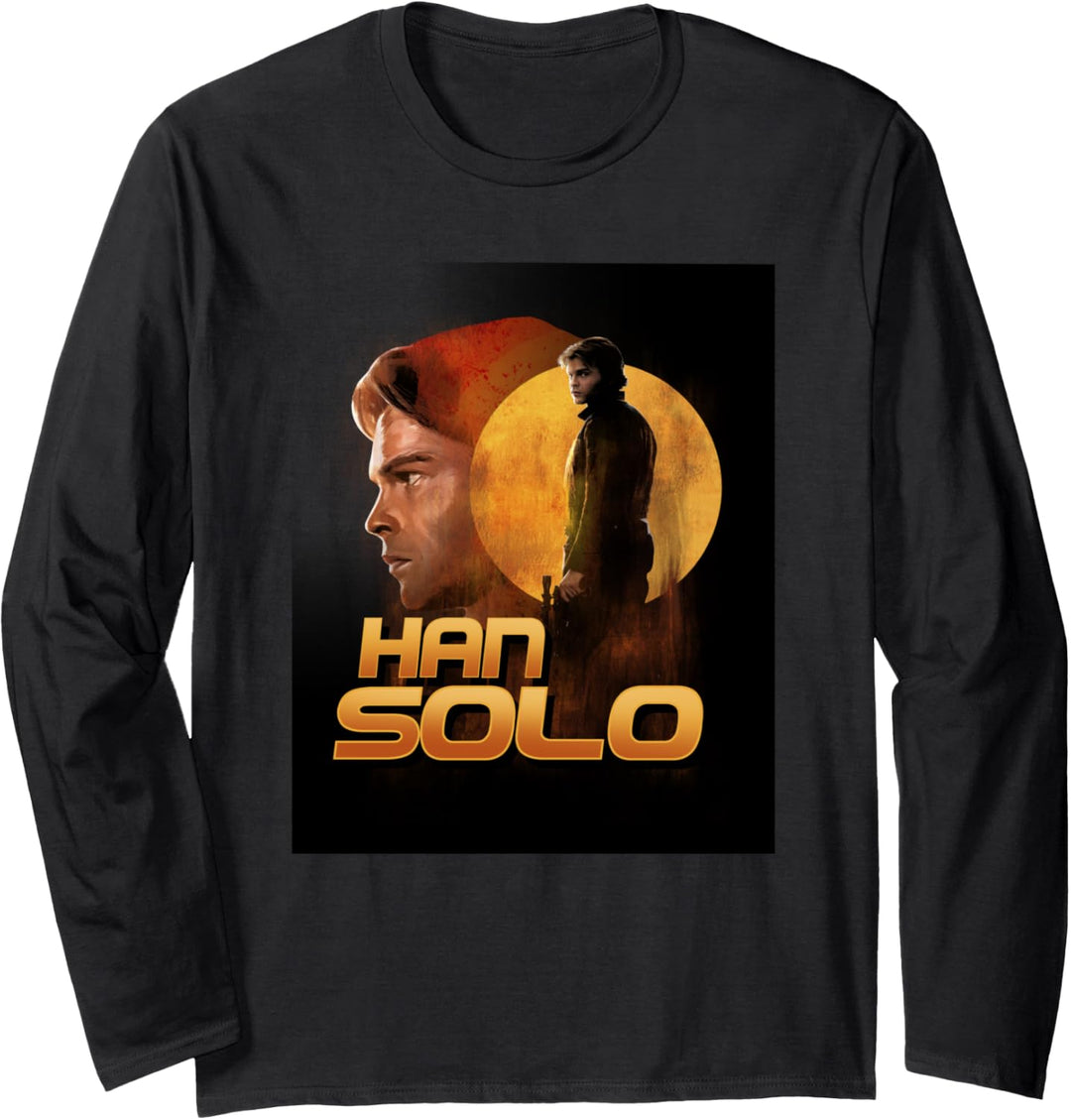 Star Wars Han Solo Movie Han Introduction Langarmshirt