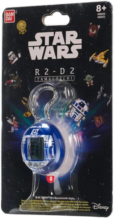 Bandai - Tamagotchi - Original-Tamagotchi - Star Wars - R2-D2 in blau - Virtuelles elektronisches Ha