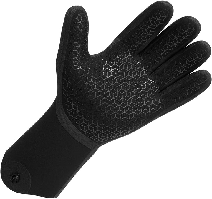 Gill ZenTherm Segelhandschuhe, thermisch, flexibel, 3 mm Neopren und Silikon-Handflächengriff Schwar