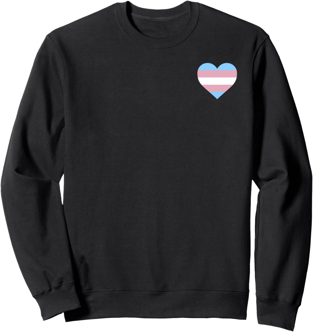 Trendy Pride Trans Pride Heart Sweatshirt