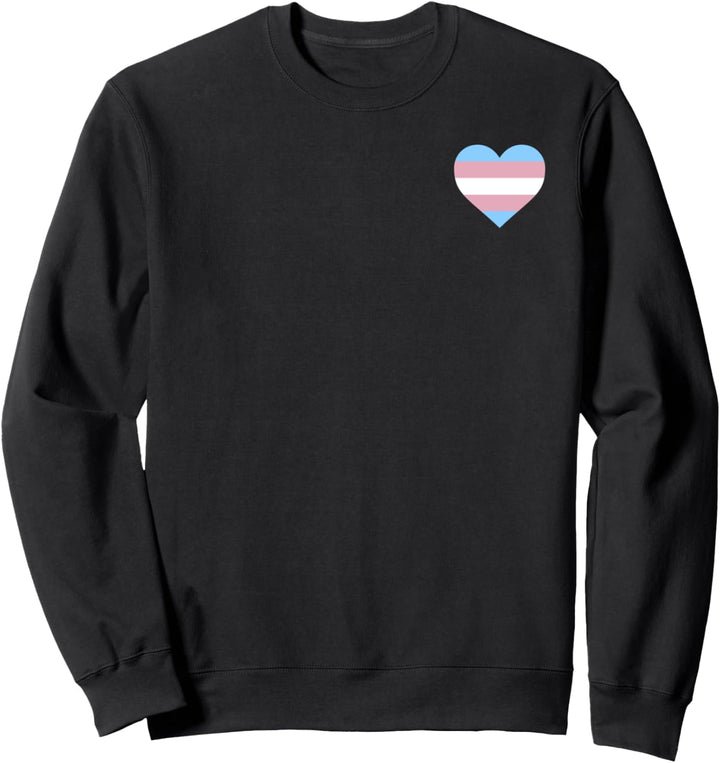 Trendy Pride Trans Pride Heart Sweatshirt