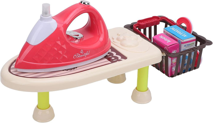 Spielzeug-Bügelbrett-Set, Simulation, Rollenspiel, Elektrisches Wäsche-Spielset mit Batteriebetriebe