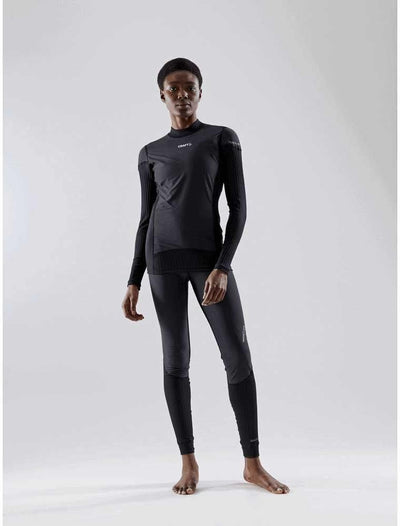 Craft Damen Active Extreme X Wind Ls W Oberteile L Schwarz/Granit, L Schwarz/Granit