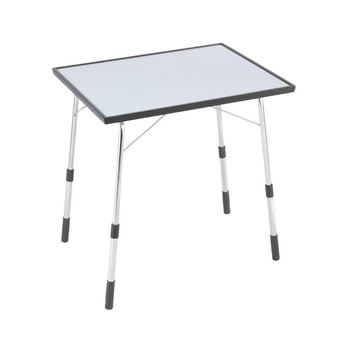 Lafuma Mobilier Klappbarer, höhenverstellbarer Gartentisch, Wetterfest, Louisiane, carbon (grau), 72