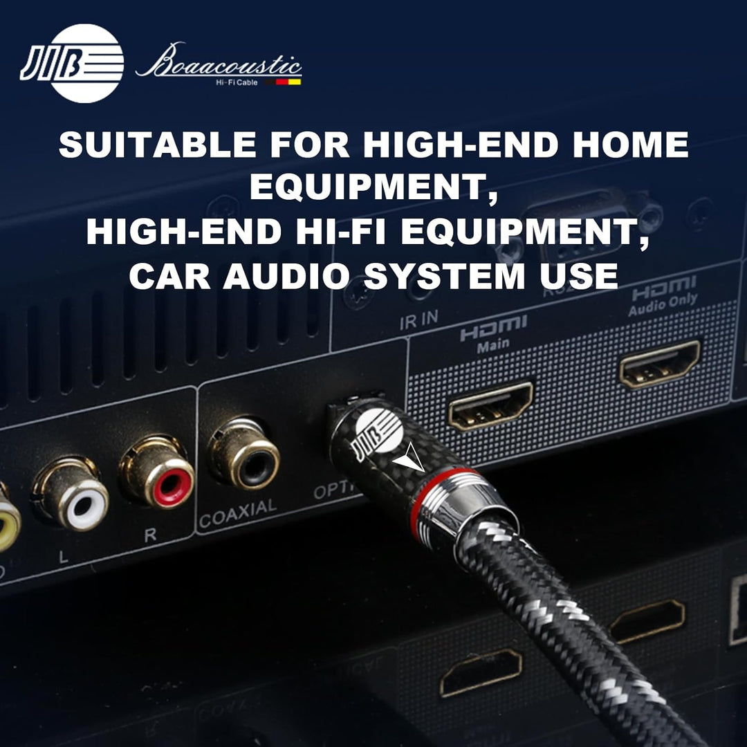 BOAACOUSTIC JIB Optisches Audiokabel High End Audio & hifi Optical Audio Cable Digital Toslink Kabel