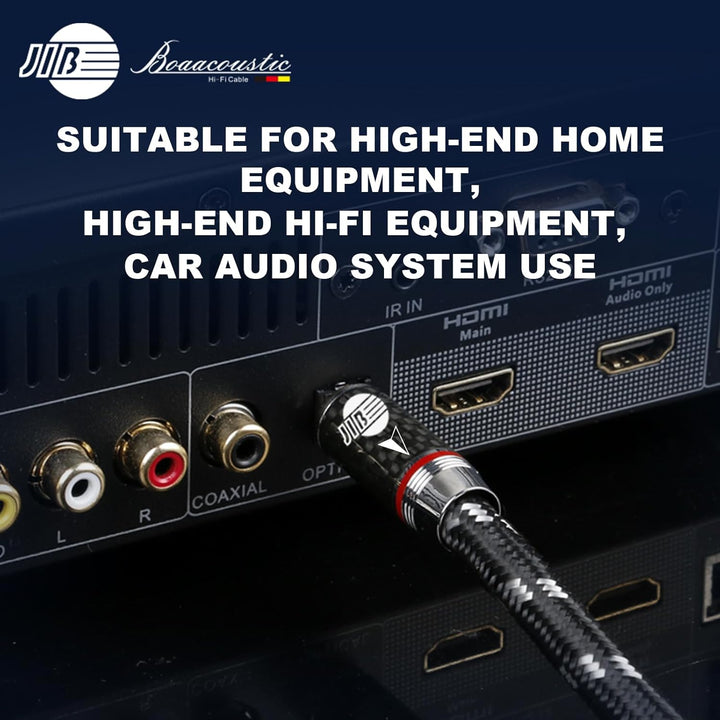 BOAACOUSTIC JIB Optisches Audiokabel High End Audio & hifi Optical Audio Cable Digital Toslink Kabel
