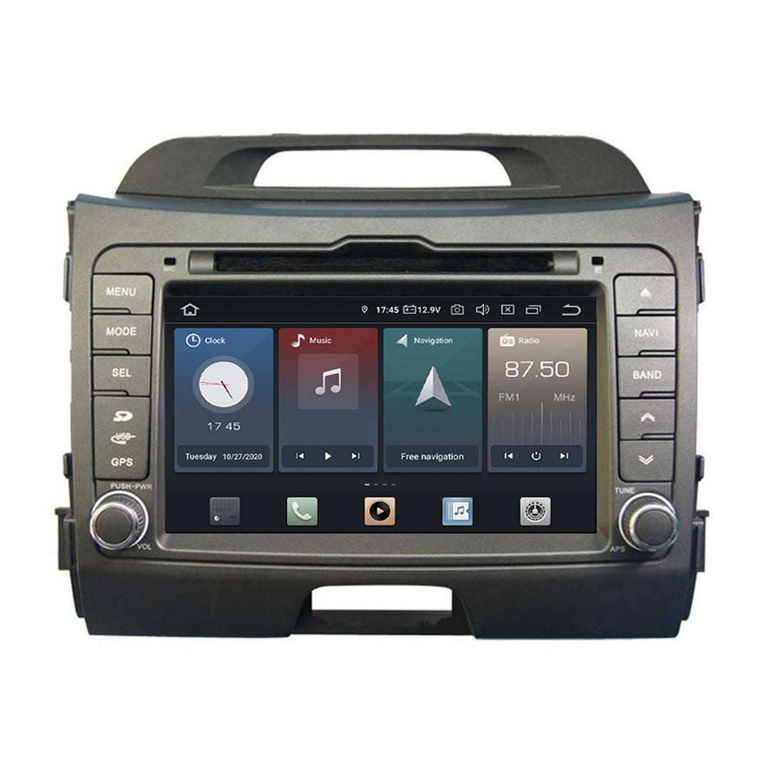 Kompatibel mit: Kia Sportage III 8" Touchscreen Android Autoradio DVD GPS Navigation CarPlay Android