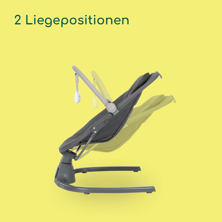 Bebeconfort Jolana, Babywippe elektrisch, 0–6 Mon (9 kg), automatische Bewegungserkennung, 12 beruhi