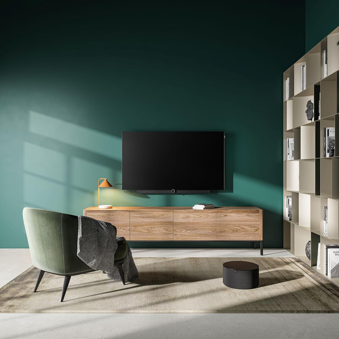 Loewe Klang sub1 Basaltgrau, kabelloser Subwoofer, 160 Watt Ausgangsleistung, vibrationslos, 2 x 4-Z