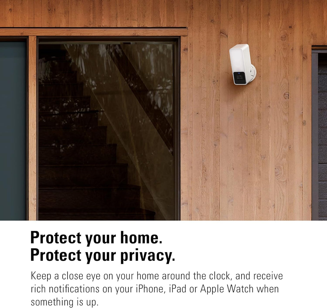Eve Outdoor Cam (White Edition) – Smarte Überwachungskamera & Water Guard - Smarter Wassermelder, 2m