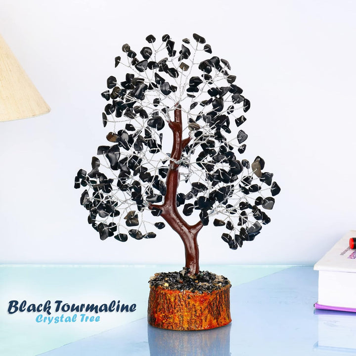 Schwarzer Turmalin,Kristallbaum,Turmalin Kristall,Kristallgeschenke,Feng Shui Baum,Lebensbaum Dekor,