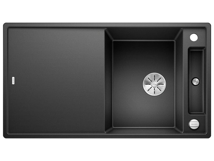BLANCO AXIA III 5 S | SILGRANIT anthrazit | Einbauart: Einbau von Oben | reversibel | mit Glasschnei