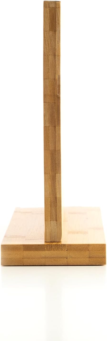 Messerblock - Messerhalter ohne Messer aus Holz Messerbrett (Bambus Braun, Doppelseitig) Bambus Brau